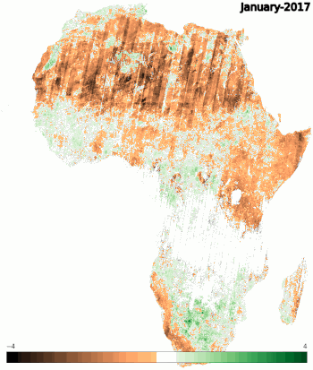 Mean NDVI and Anomalies